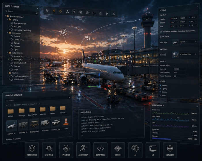 Engine-aware production